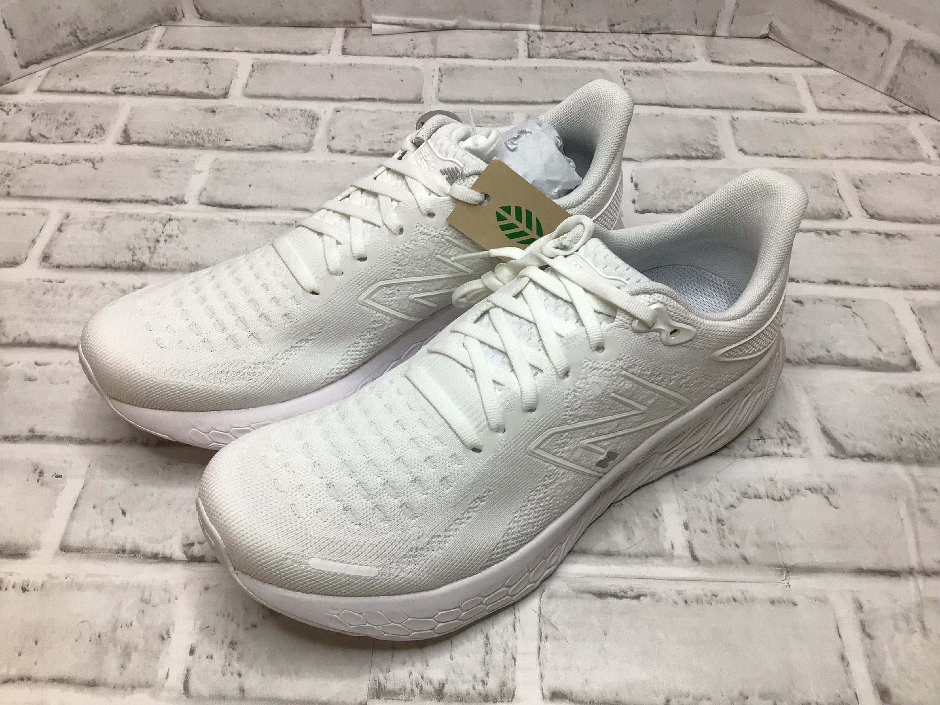 New Balance Women's White/Grey Fresh Foam X 1080v12 (W108012W) SIZE 12 D (Wide) (8095827460334)